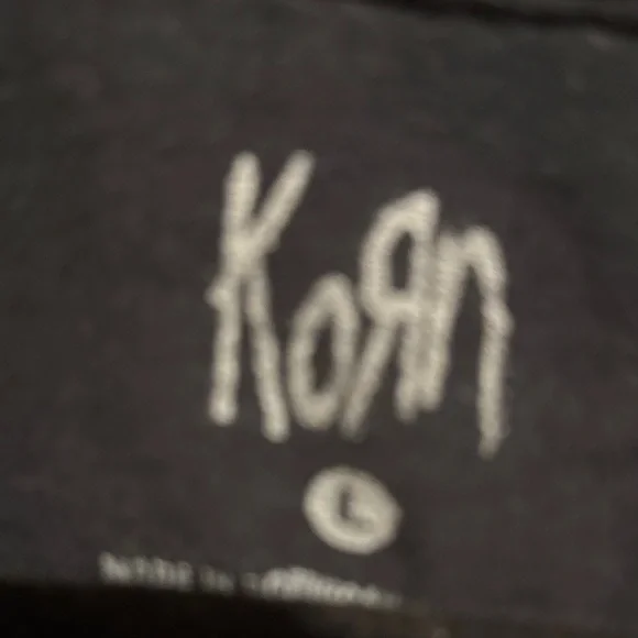 🩷Korn Band Black T-Shirt Classic nu-metal graphic Y2K loud & unapologetic - Picture 2 of 6